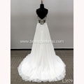 lace embroidery decorative backless mermaid bride wedding dress